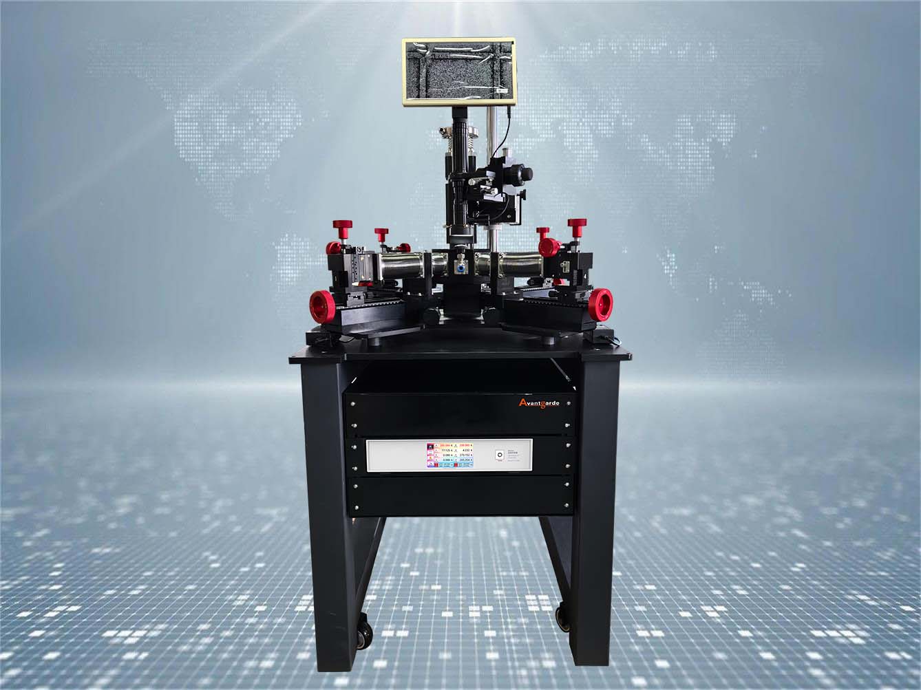 上海胤企液氮低溫探針臺(tái)，紅色系高顏值實(shí)驗(yàn)室設(shè)備！